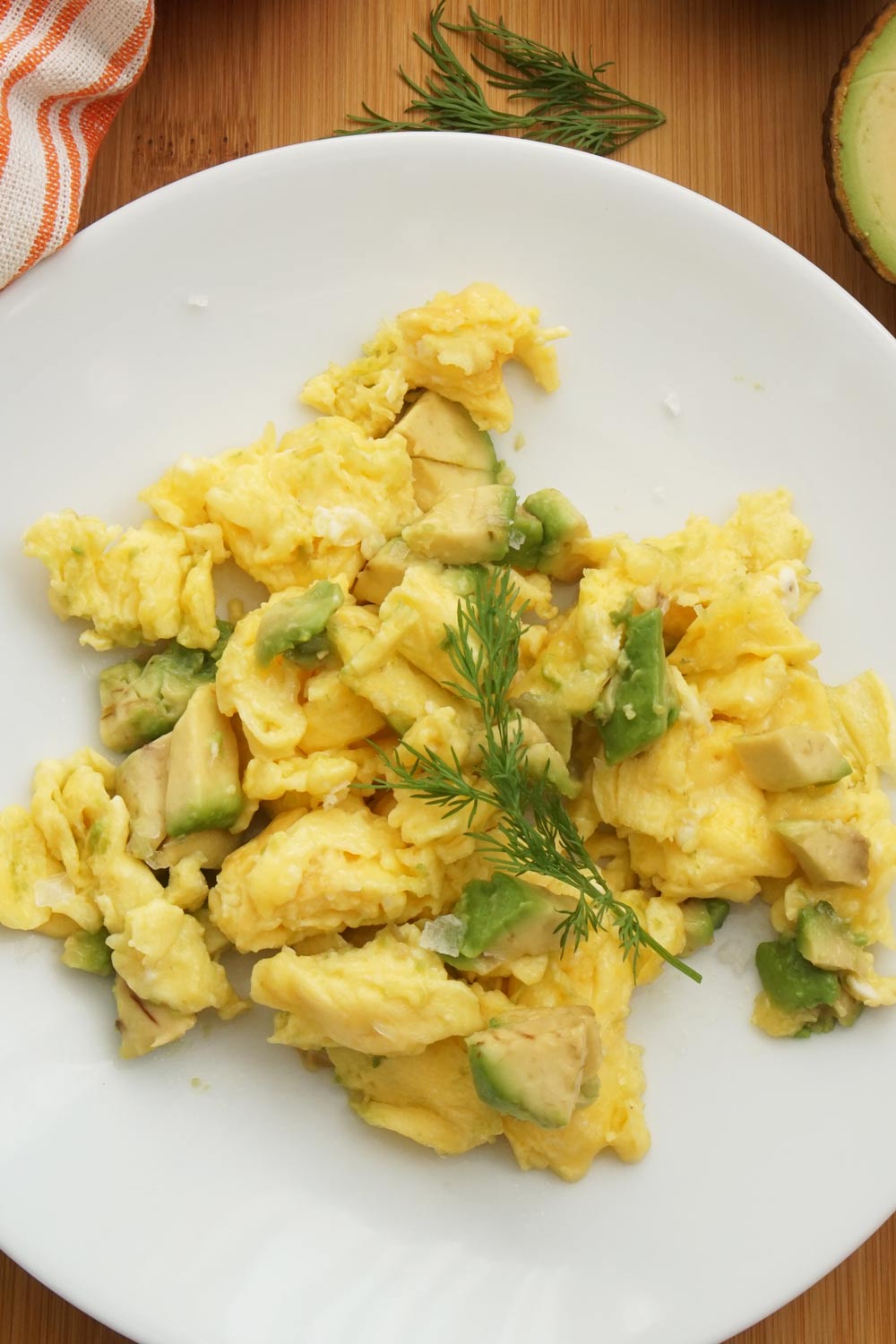 avocado scrambled eggs