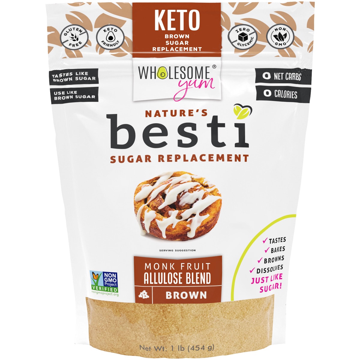 Besti Brown Monk Fruit Sweetener With Allulose