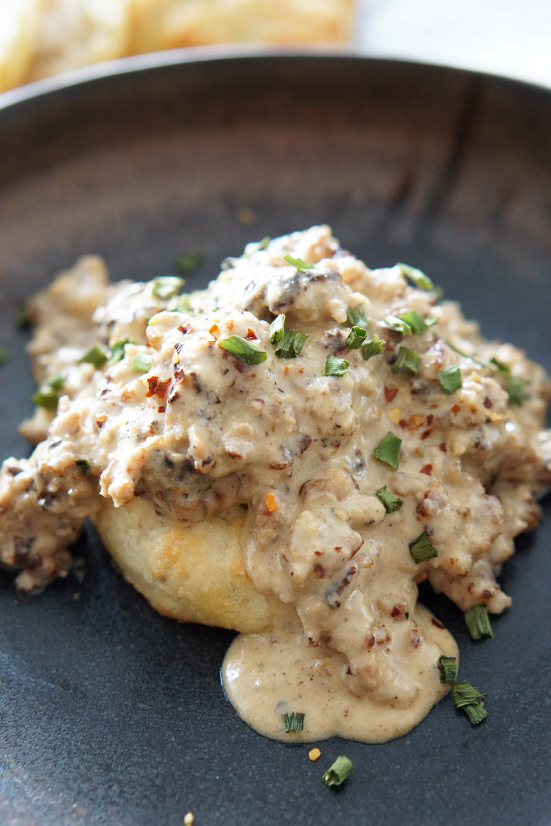 Keto Biscuits & Gravy