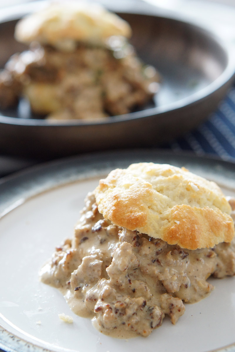 Keto Biscuits and Gravy