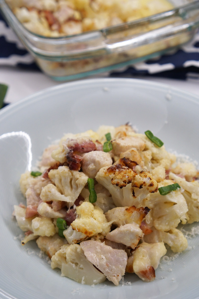 Chicken cauliflower casserole