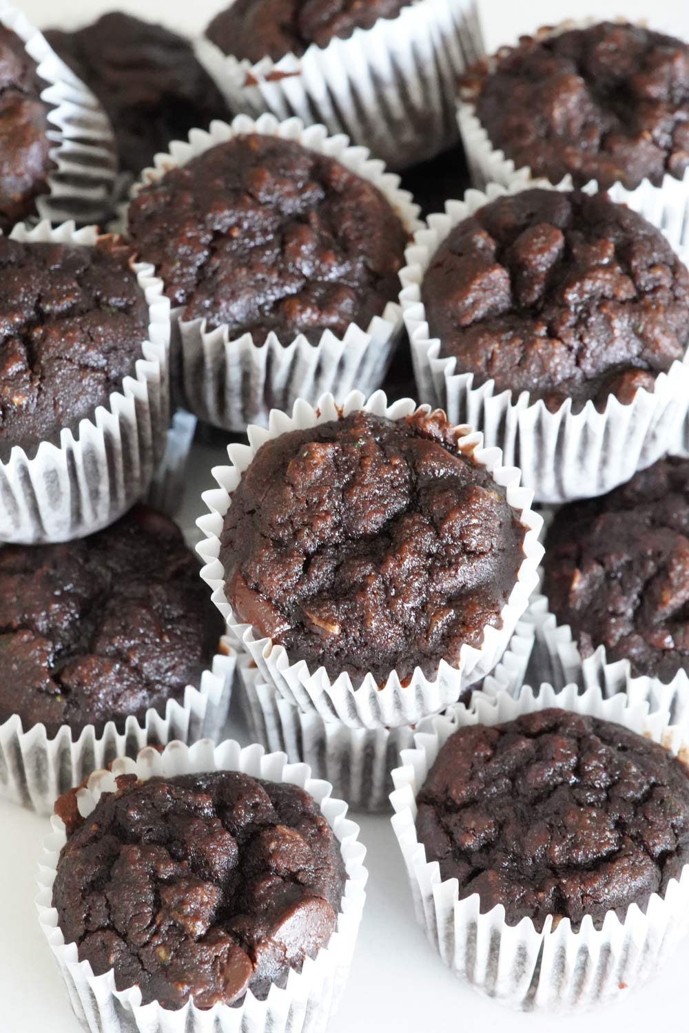 Chocolate zucchini muffins, keto chocolate zucchini muffins