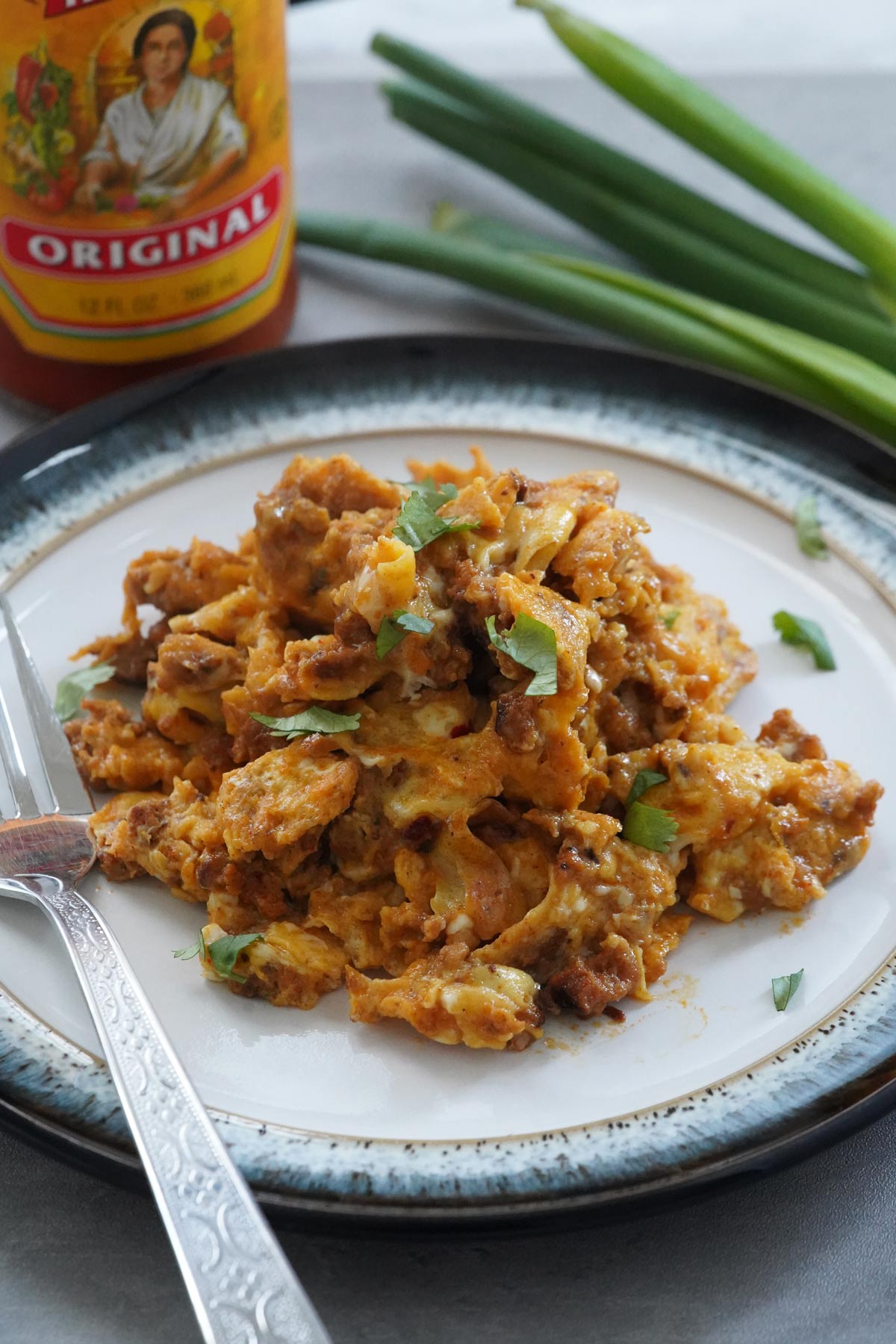 Chorizo scrambled eggs