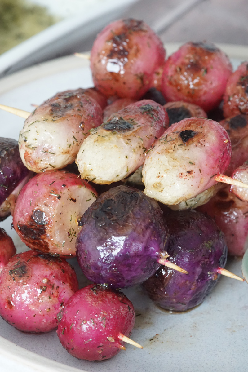 Grilled Radishes