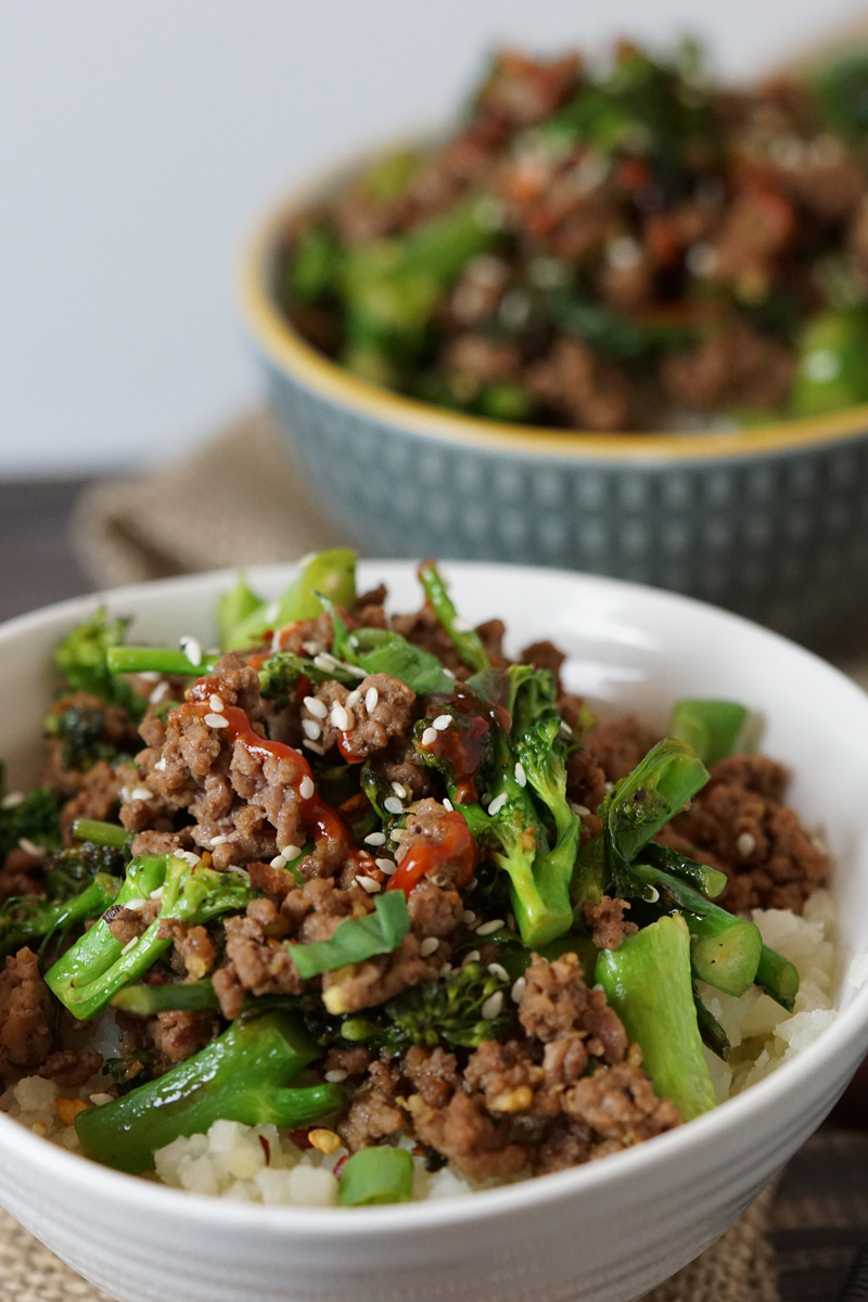 Low Carb Ground Beef & Broccoli