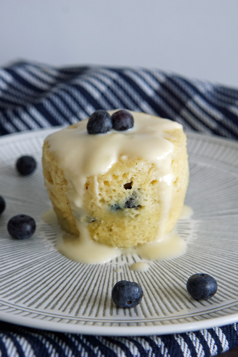 Keto Blueberry Mug Cake