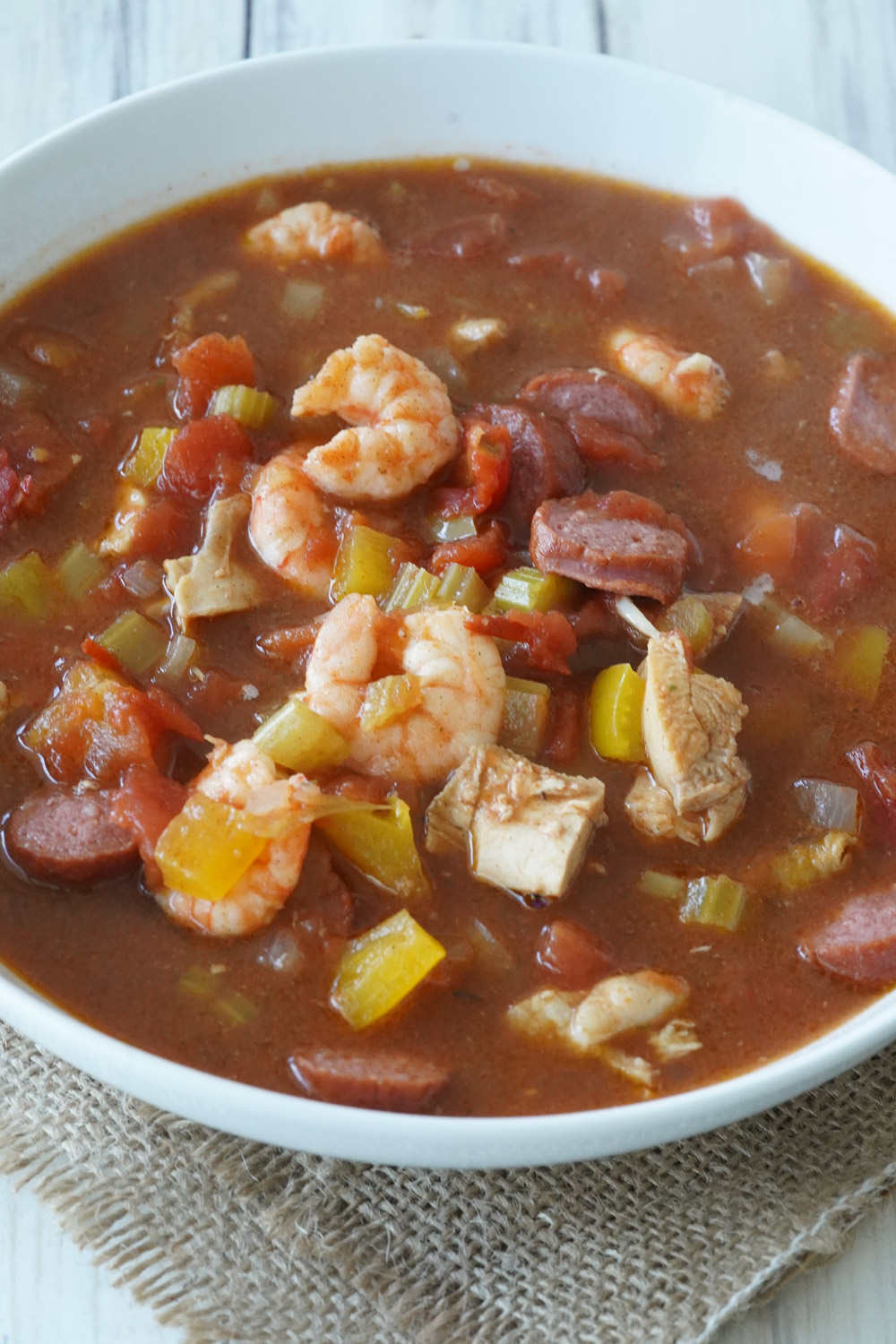 A bowl of gumbo