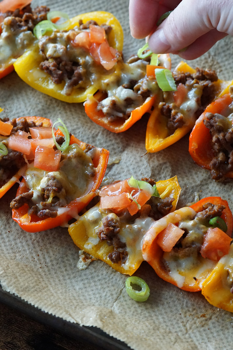 Mini Pepper Nachos