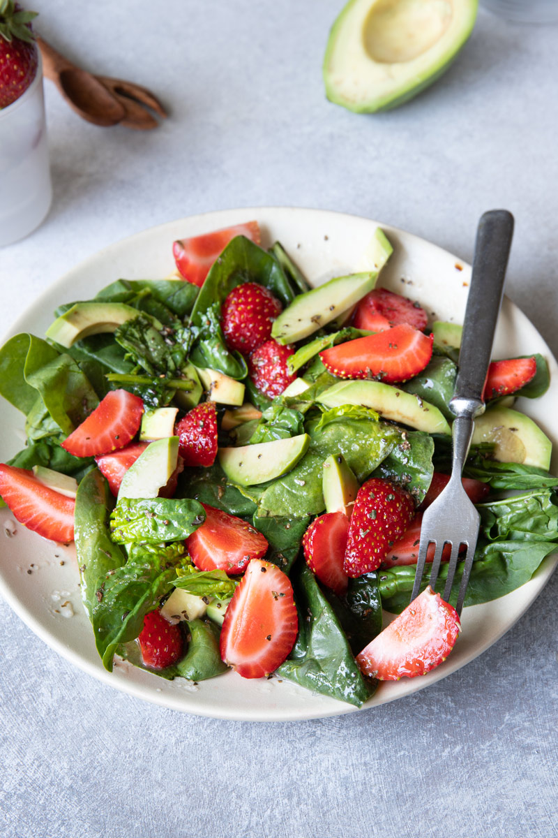 Strawberry Spinach Salad