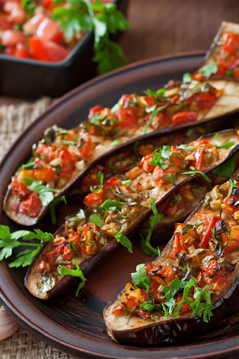 Easy Keto Stuffed Eggplant